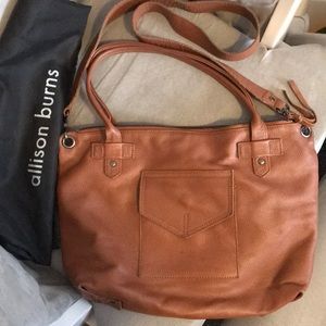 Leather cross body bag